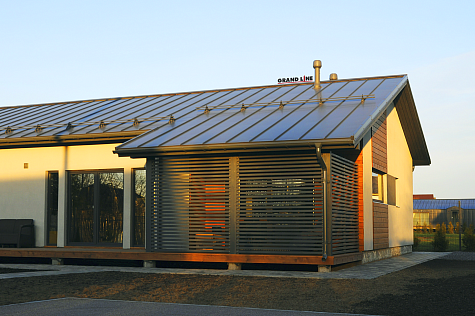 Купить Кликфальц Grand Line, PE 0.45, цвет RR32 темно-коричневый - изображение 1